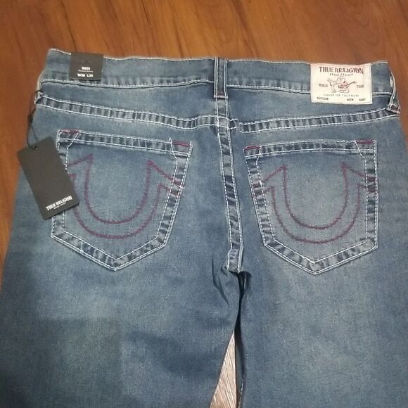 True Religion ROCCO BIG T SKINNY JEANS Mens size 36 waist, 32 Length, NWT - Picture 5 of 10
